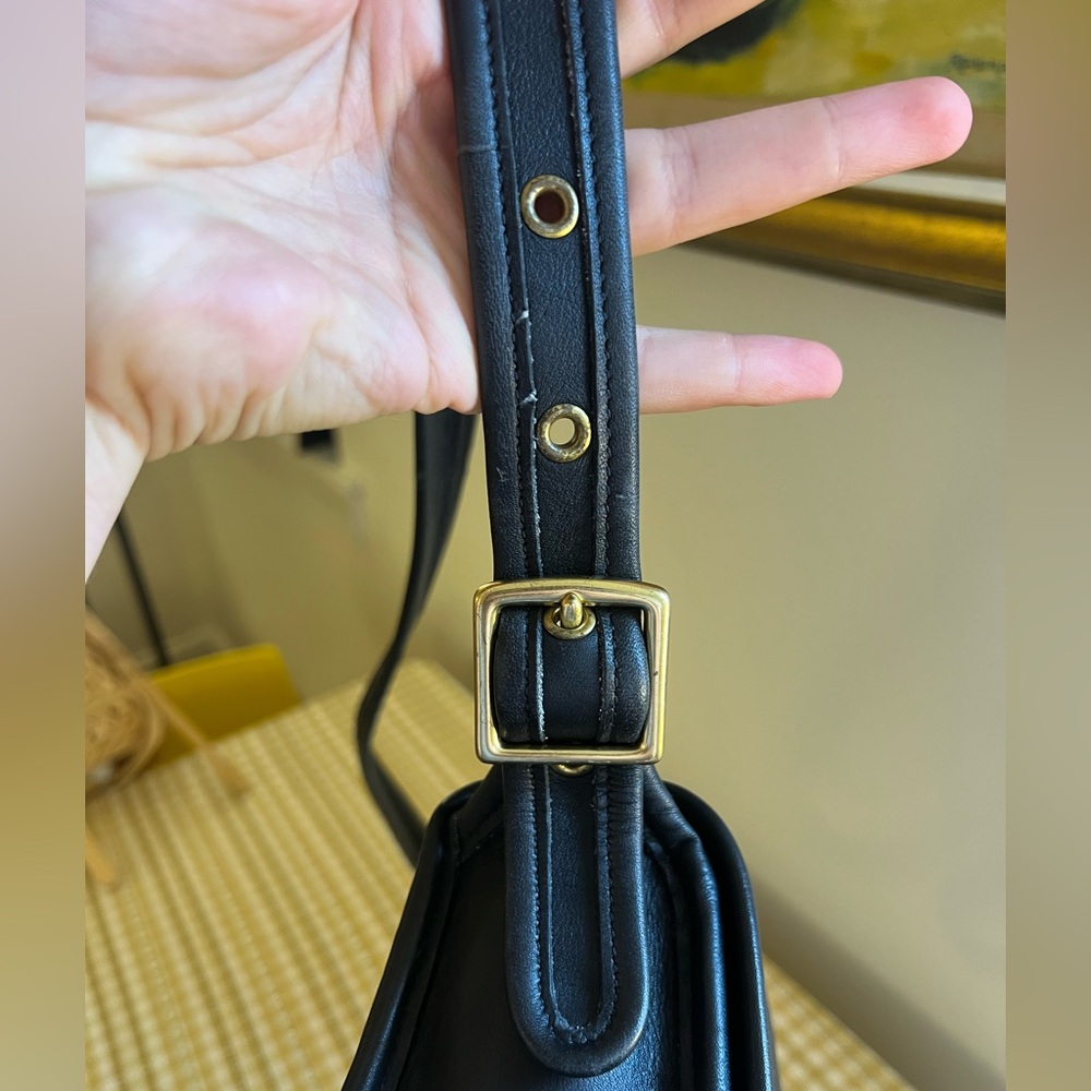 Vintage Coach 9965 Black Legacy Small Flap Bag - Picture 8 of 15